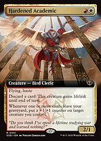 Hardened Academic - Secrets of Strixhaven - Extended Art