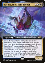 Kotose, the Silent Spider - Kamigawa: Neon Dynasty - Extended Art