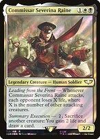 Commissar Severina Raine - Warhammer 40,000 Commander - Surge Foil