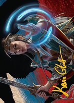 Narset, Jeskai Waymaster - Tarkir: Dragonstorm Art Series - Borderless