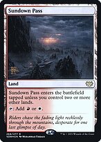 Sundown Pass - Innistrad: Crimson Vow Promos - Promo Foil