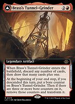 Brass's Tunnel-Grinder // Tecutlan, the Searing Rift - The Lost Caverns of Ixalan