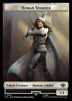 Human Soldier - The Lord of the Rings: Tales of Middle-earth Tokens