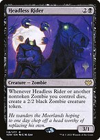 Headless Rider - Innistrad: Crimson Vow Promos