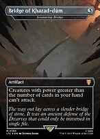 Bridge of Khazad-dûm (Ensnaring Bridge) - Tales of Middle-earth Commander - Surge Foil