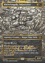 Michelangelo, Improviser - Teenage Mutant Ninja Turtles - Borderless