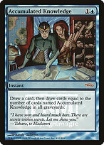 Accumulated Knowledge - Friday Night Magic 2004 - Promo Foil