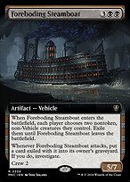 Foreboding Steamboat - Murders at Karlov Manor Commander - Extended Art