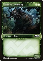 Garruk's Gorehorn - Core Set 2021 - Showcase