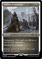 Sublime Exhalation - Commander Masters - Etched Foil