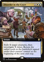Disorder in the Court - Crimson Vow Commander - Extended Art