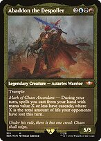 Abaddon the Despoiler - Warhammer 40,000 Commander - Etched Foil