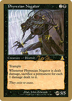 Phyrexian Negator - World Championship Decks 1999