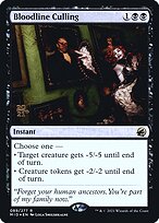 Bloodline Culling - Innistrad: Midnight Hunt Promos
