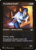 Disciplined Duelist - Streets of New Capenna - Gilded Foil