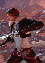 Squall, Gunblade Duelist - Final Fantasy Scene Box - Borderless