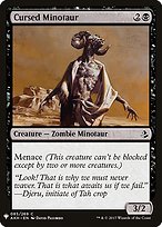 Cursed Minotaur - The List
