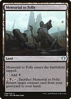 Memorial to Folly - Commander 2020