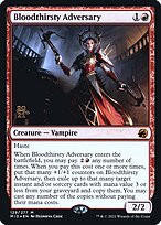 Bloodthirsty Adversary - Innistrad: Midnight Hunt Promos - Promo Foil