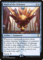 Mask of the Schemer - New Capenna Commander Promos
