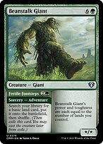 Beanstalk Giant // Fertile Footsteps - Commander Masters