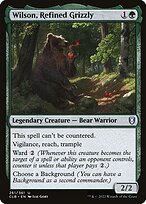 Wilson, Refined Grizzly - Commander Legends: Battle for Baldur's Gate