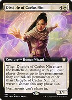Disciple of Caelus Nin - The Brothers' War Commander - Extended Art