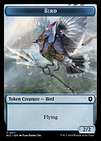 Bird - Bloomburrow Commander Tokens