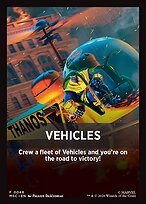 Vehicles - Marvel Super Heroes Jumpstart Front Cards