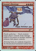 Season's Beatings - Happy Holidays - Promo Foil