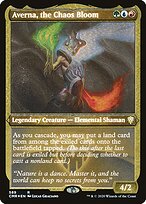 Averna, the Chaos Bloom - Commander Legends - Etched Foil