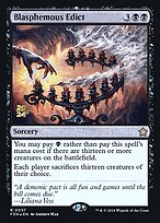 Blasphemous Edict - Foundations Promos - Promo Foil