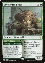 Lovestruck Beast // Heart's Desire - Throne of Eldraine Promos