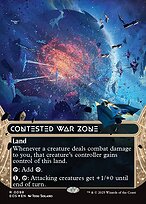Contested War Zone - Edge of Eternities: Stellar Sights - Galaxy Foil, Borderless