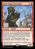 Siege-Gang Lieutenant - Modern Horizons 3 Commander