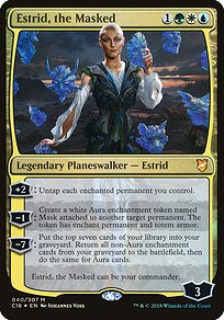 Estrid, the Masked - Commander 2018 Oversized - Promo Foil