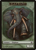 Elephant - Duel Decks: Garruk vs. Liliana Tokens