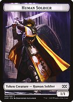 Human Soldier - Double Masters Tokens