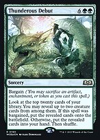 Thunderous Debut - Wilds of Eldraine Promos