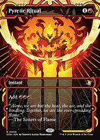 Pyretic Ritual - Secrets of Strixhaven Mystical Archive - Showcase