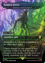 Fangorn Forest (Yavimaya, Cradle of Growth) - Tales of Middle-earth Commander - Double Rainbow, Borderless