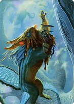 Toski, Bearer of Secrets - Kaldheim Art Series - Borderless