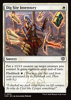 Dig Site Inventory - Secrets of Strixhaven
