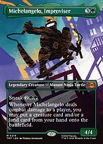 Michelangelo, Improviser - Teenage Mutant Ninja Turtles - Borderless