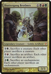 Shattergang Brothers - Commander 2013 Oversized - Promo Foil