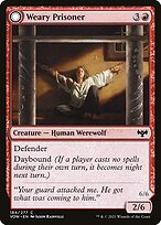 Weary Prisoner // Wrathful Jailbreaker - Innistrad: Crimson Vow