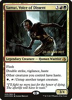 Samut, Voice of Dissent - Amonkhet Promos - Promo Foil