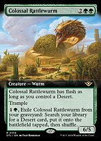 Colossal Rattlewurm - Outlaws of Thunder Junction - Extended Art