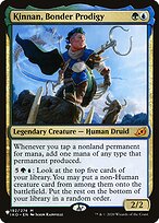 Kinnan, Bonder Prodigy - The List