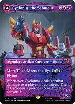 Cyclonus, the Saboteur // Cyclonus, Cybertronian Fighter - Transformers